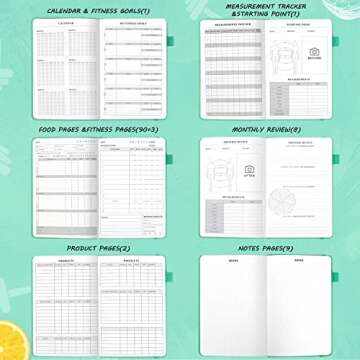 EPEWIZD Food & Fitness Journal for Health Goals Tracking