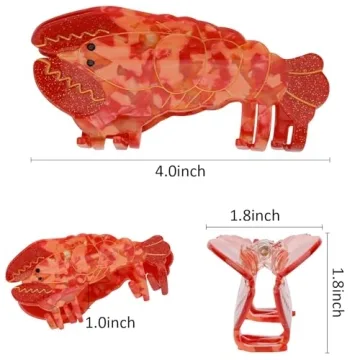 Hapdoo Lobster Hair Clips for Kids and Adults - Cute Gifts
