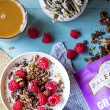 Paleonola Grain Free Gluten Free Non-GMO Granola, Chocolate Fix Flavor - Pack of 2, 10 Oz. ea.