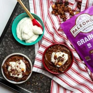 Paleonola Grain Free Gluten Free Non-GMO Granola, Chocolate Fix Flavor - Pack of 2, 10 Oz. ea.