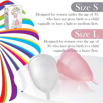 Talisi Menstrual Cups Set of 2 - Eco-Friendly Silicone