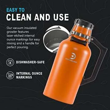 DrinkTanks 64 oz Insulated Craft Growler - Ultimate Beverage Solution