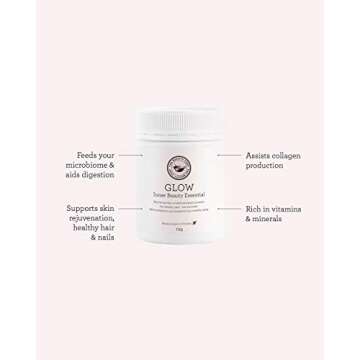 The Beauty Chef - GLOW Inner Beauty Essential Powder | Clean, Vegan Inner Beauty Supplements (5.3 oz | 150 g)
