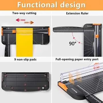 WORKLION Paper Cutter - Lightweight and Precise Trimmer