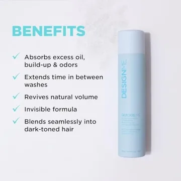 QUICKIE.ME Dry Shampoo for Dark Hair | Effortless Refresh