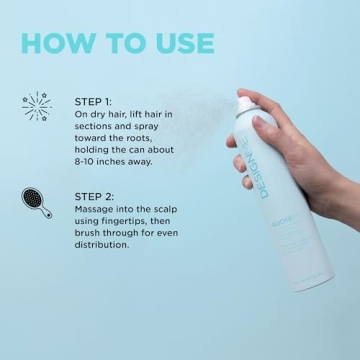 QUICKIE.ME Dry Shampoo for Dark Hair | Effortless Refresh