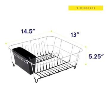 Stylish Sweet Home Dish Drying Rack Set for Every Kitchen