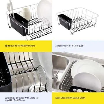 Stylish Sweet Home Dish Drying Rack Set for Every Kitchen