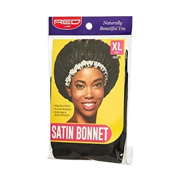 Red by Kiss Satin Bonnet Black Perfect for Hair Care
