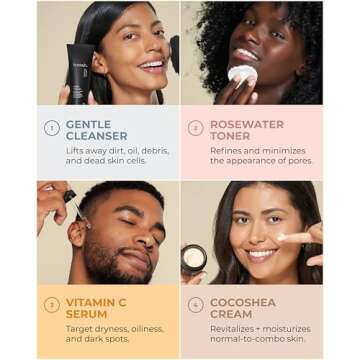 Buttah Skin Supreme Kit for Melanin Rich Skin | CocoShea Revitalizing Cream 2 oz | Vitamin C Serum 1...