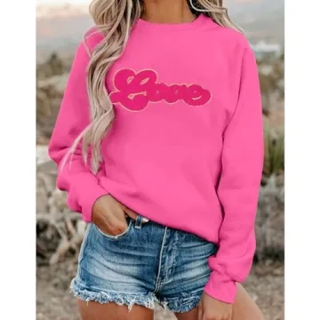Stylish FAYALEQ Valentine's Day Sweatshirt for Comfort and Love