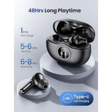 HKERR Wireless Earbuds with Active Noise Cancelling