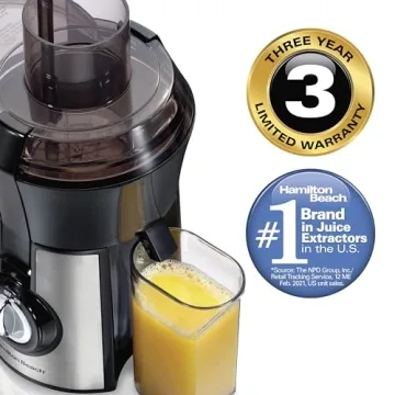 Hamilton Beach Big Mouth Juice Extractor - Ultimate Juicing Solution