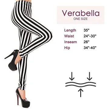 Verabella Striped Leggings Women's Comfort and Style