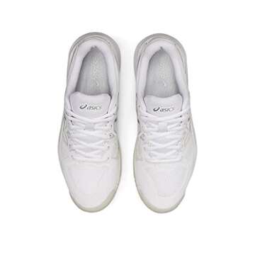 ASICS Women's Gel-Challenger 13 Tennis Shoes, 8, White/Pure Silver