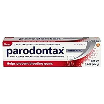 Parodontax Whitening Toothpaste – 6 Pack (3.4 oz per Tube)