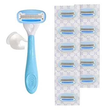 Amazon Basics 5-Blade Women Razor Set with Cartridges