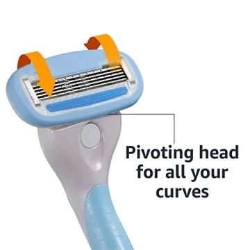 Amazon Basics 5-Blade Women Razor Set with Cartridges