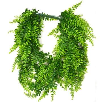 Artificial Hanging Ferns - Perfect Faux Plants for Any Home