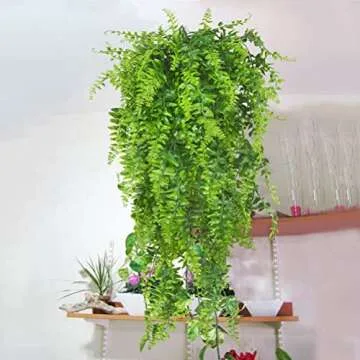 Artificial Hanging Ferns - Perfect Faux Plants for Any Home