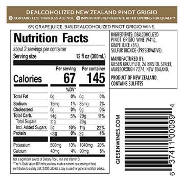 GIESEN Non-Alcoholic Pinot Grigio - Enjoy the Flavor