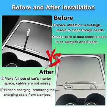 Carbar USB Hub for Tesla Model 3 and Model Y Accessories