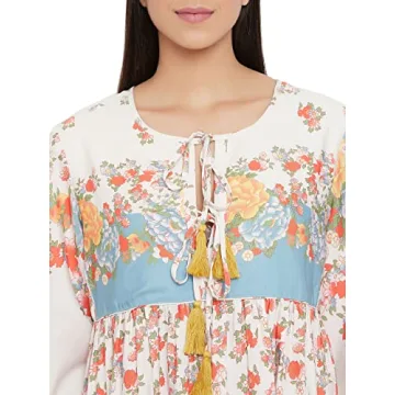 Elegant Oussum Gypsie Blu Women’s Midi Dress for Every Occasion