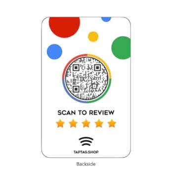 Tap Tag- Tap Review Card, Compatible with Google, tap Card for Reviews, Review Filtration, tap to In...