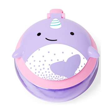 Skip Hop Baby,Plastic Snack Container, Zoo Snack Cup, Narwhal