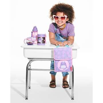 Skip Hop Baby,Plastic Snack Container, Zoo Snack Cup, Narwhal