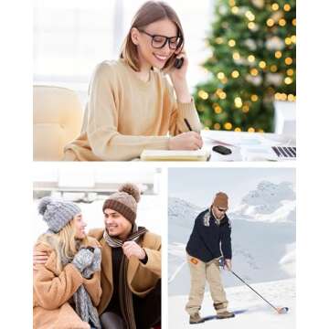 Gaiatop Rechargeable Hand Warmers, 2 in 1 Electric Reusable Handwarmer, Portable Pocket Heater Hot Hands Gifts for Men Women Boys Girls Kids Raynauds Must Haves 2 Pack, Black