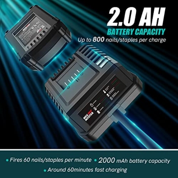 NEU MASTER 18 Gauge Cordless Nail Gun & Stapler