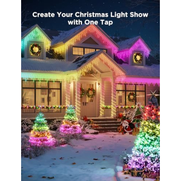 Govee Smart RGBIC Christmas Lights - 66ft String Lights