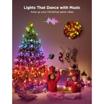 Govee Smart RGBIC Christmas Lights - 66ft String Lights