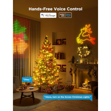 Govee Smart RGBIC Christmas Lights - 66ft String Lights