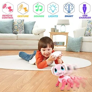 RACPNEL RC Robot Dog Toy for Kids - Interactive Fun