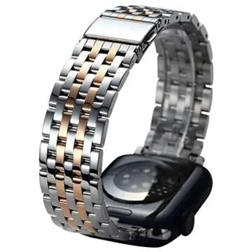 Stylish Stainless Steel Watch Bands for Apple Watch Women