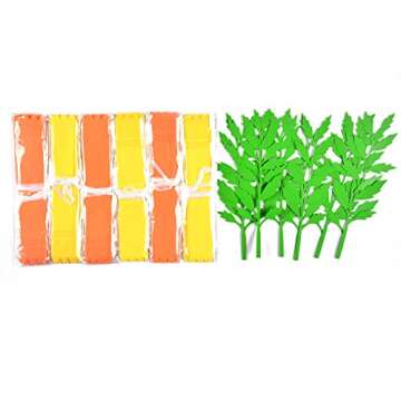 PAPER JAZZ Day of Dead Dia DE Los Muertos Marigold Pompom Flower Offer Rack Swirl Glitter mask Party Supplies Pack (Marigold)