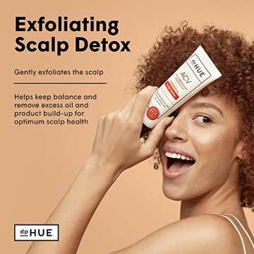 dpHUE ACV Exfoliating Scalp Detox - 4 oz - Helps Reduce Shedding & Promote Healthy Hair Growth - Wit...