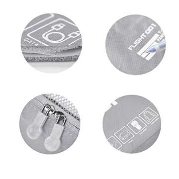 Packing Cubes Set Travel Luggage Organizers Suitcase Lightweight Accessories