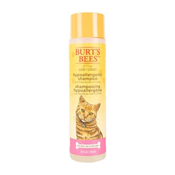 Burt's Bees for Pets Hypoallergenic Shampoo for Cats with Shea Butter and Honey, 99.7% Natural Origi...