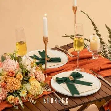 KEOSREE Chiffon Ribbon Set for Wrapping & Invitations