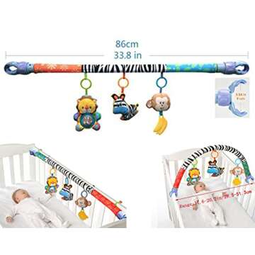 VX-star Baby Travel Play Arch for On-the-Go Fun