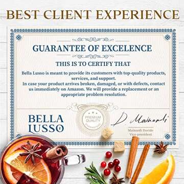 Glass Coffee Mugs 12 oz - Double Wall Insulated Cups - Large Glasses Set of 4 - Premium Gift Box - Tea,Latte,Cappuccino,Espresso on Saucer - Designed in USA Borosilicate Glassware - Dishwasher Safe…