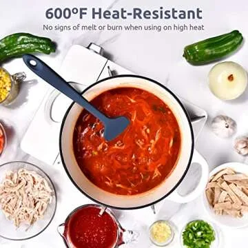 Premium U-Taste Heat Resistant Silicone Spatula