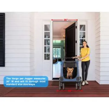 Vergo Blue Pet Stroller Wagon for Dogs and Other Pets