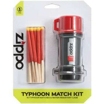 Zippo Typhoon Match Kit for Waterproof Fire Starting