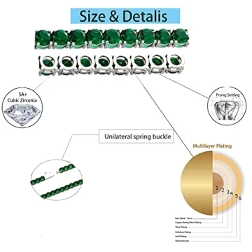 OYOGAA 5MM Tennis Necklace - Unisex and Stunning Jewelry