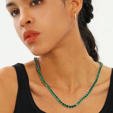 OYOGAA 5MM Tennis Necklace - Unisex and Stunning Jewelry