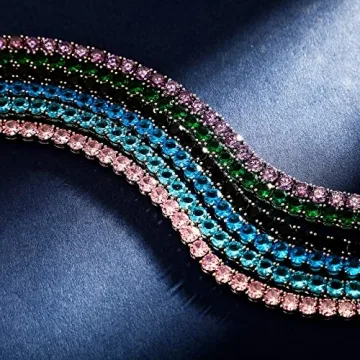 OYOGAA 5MM Tennis Necklace - Unisex and Stunning Jewelry